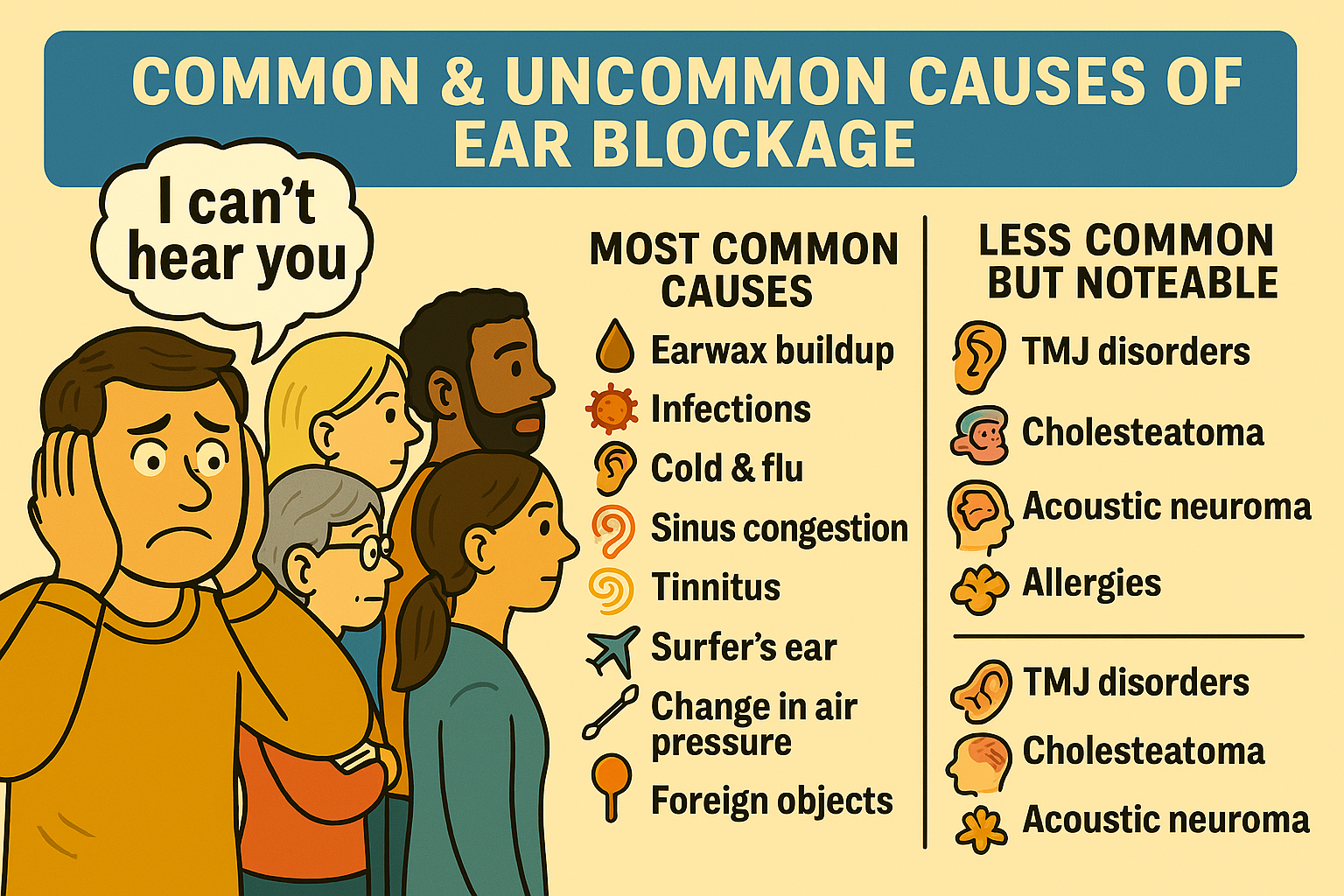 earwax causes cartoon
